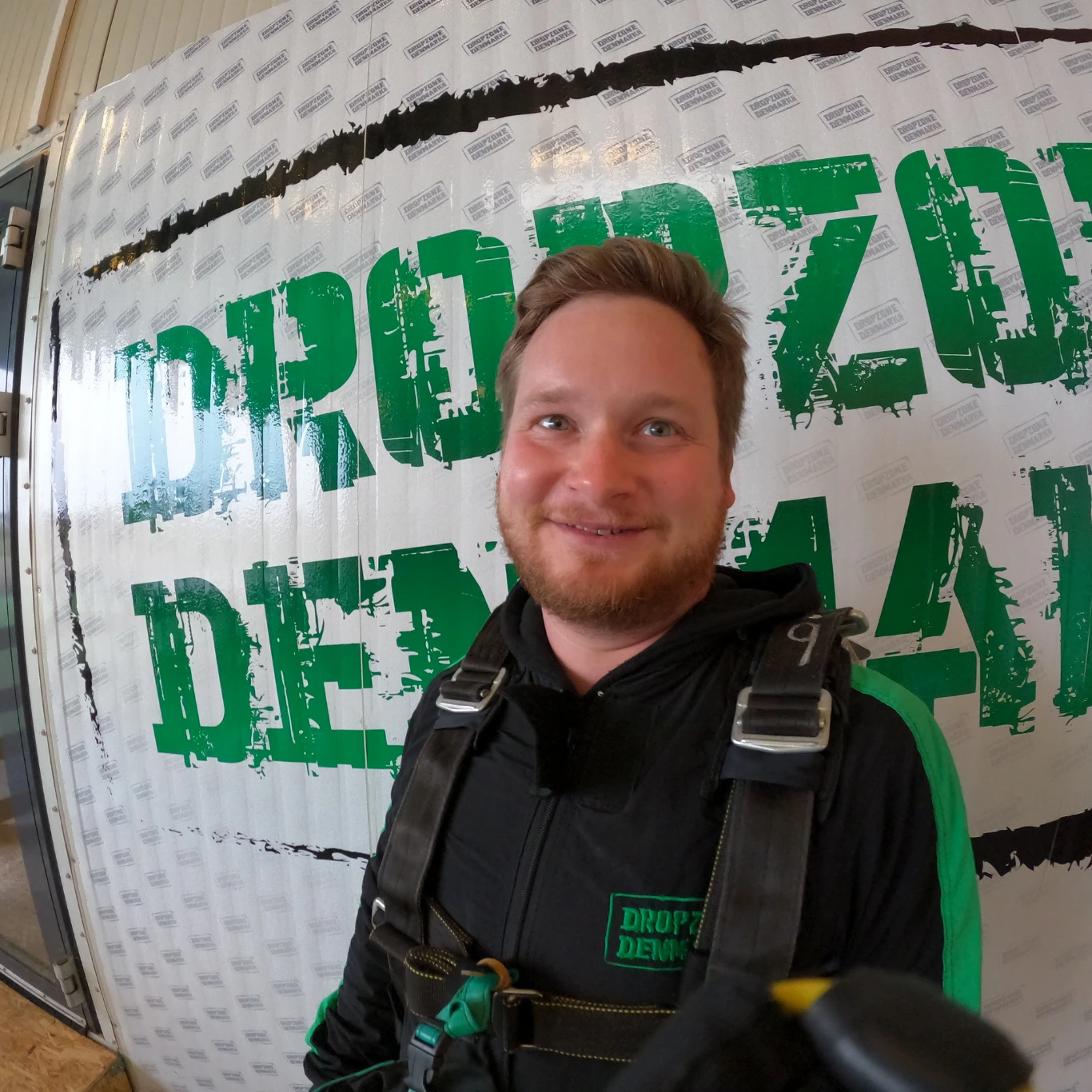 Patrik in skydiving gear